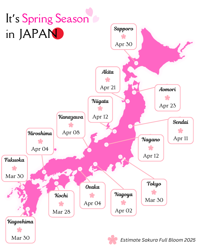 sakura forecast 2025